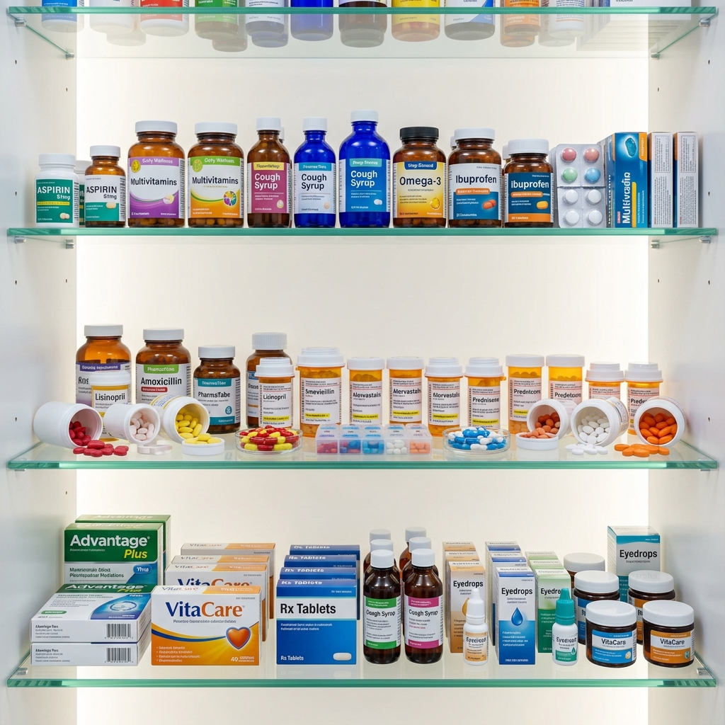 Wide range of pharmacy products